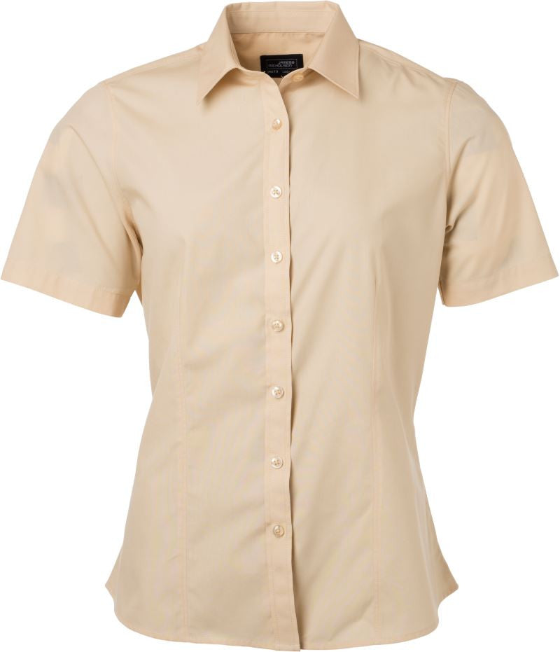 James & Nicholson | JN 679 Ladies Poplin Blouse short-sleeve