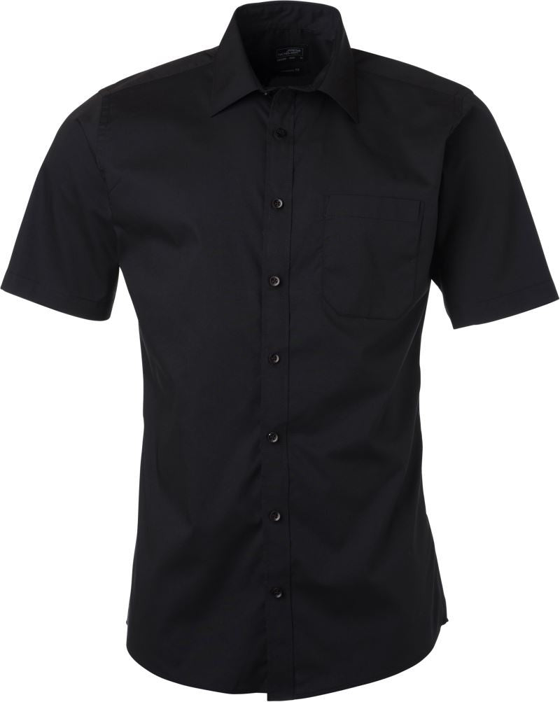 James & Nicholson | JN 680 Men's Poplin Shirt short-sleeve