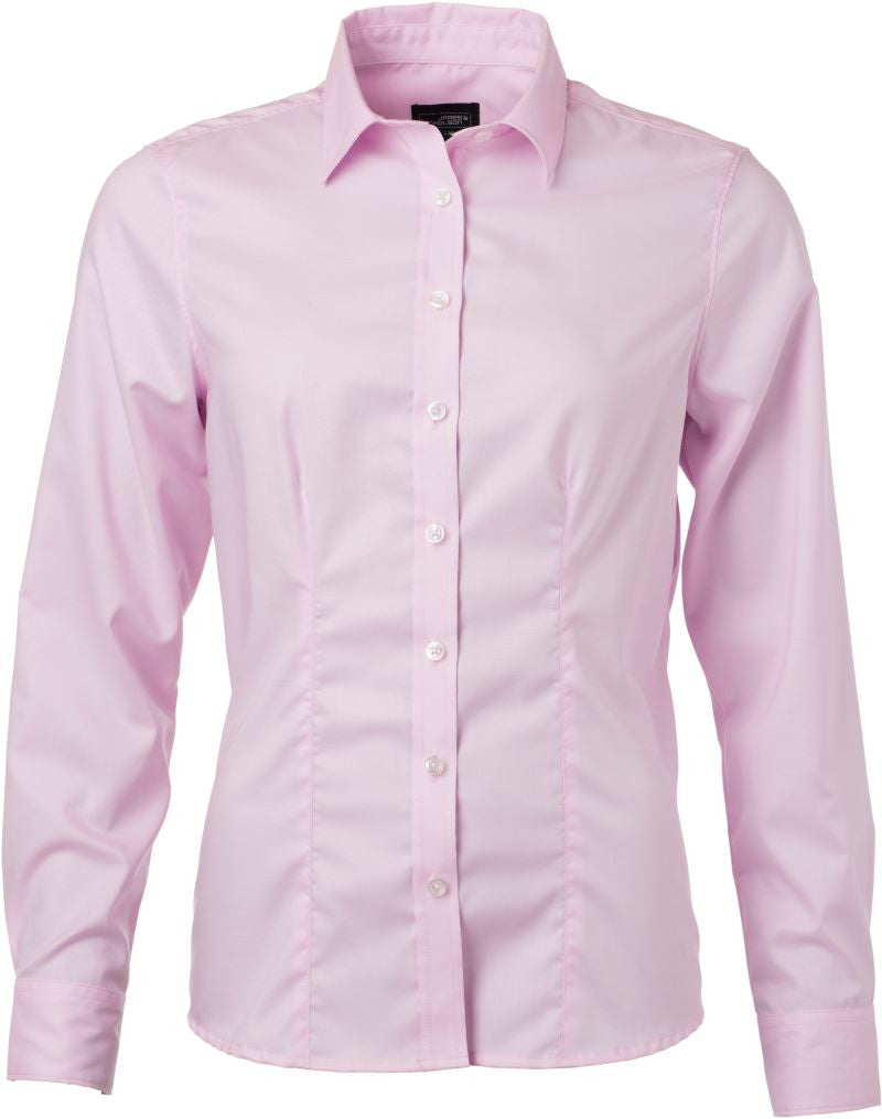 James & Nicholson | JN 681 Ladies Micro-Twill Blouse long-sleeve