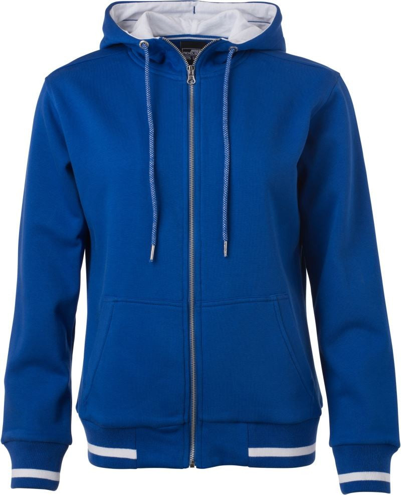 James & Nicholson | JN 775 Ladies' Hooded Club Sweat Jacket