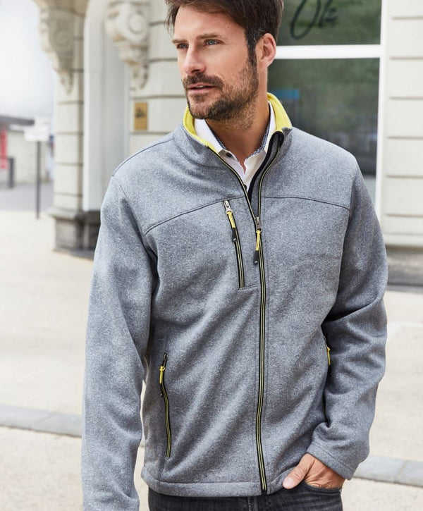 James & Nicholson | JN 1148 Men's 2-Layer Melange Softshell Jacket