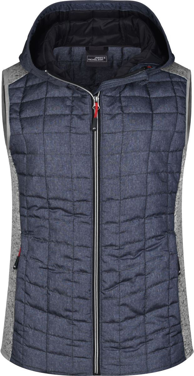 James & Nicholson | JN 767 Ladies' Hybrid Knitted Vest