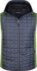 James et Nicholson | JN 768 Gilet tricoté hybride pour homme