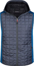 James et Nicholson | JN 768 Gilet tricoté hybride pour homme