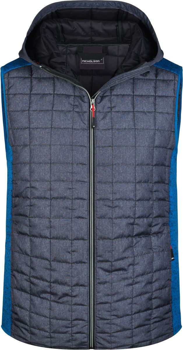 James & Nicholson | JN 768 Men's Hybrid Knitted Vest