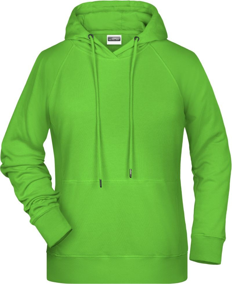 James & Nicholson | JN 8023 Ladies' Raglan Hooded Sweatshirt