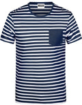 James & Nicholson | JN 8028 Men's striped T-Shirt