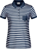 James & Nicholson | JN 8029 Ladies' Piqué Polo striped