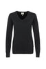 HAKRO PULL À COL EN V POUR FEMMES EN COTON PREMIUM (NO.133)