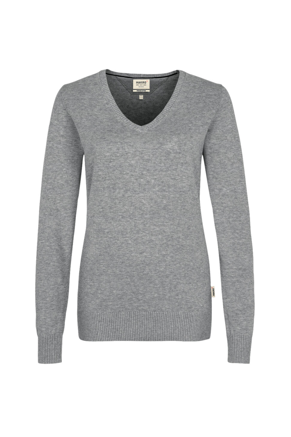 HAKRO PULL À COL EN V POUR FEMMES EN COTON PREMIUM (NO.133)