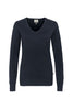 HAKRO PULL À COL EN V POUR FEMMES EN COTON PREMIUM (NO.133)