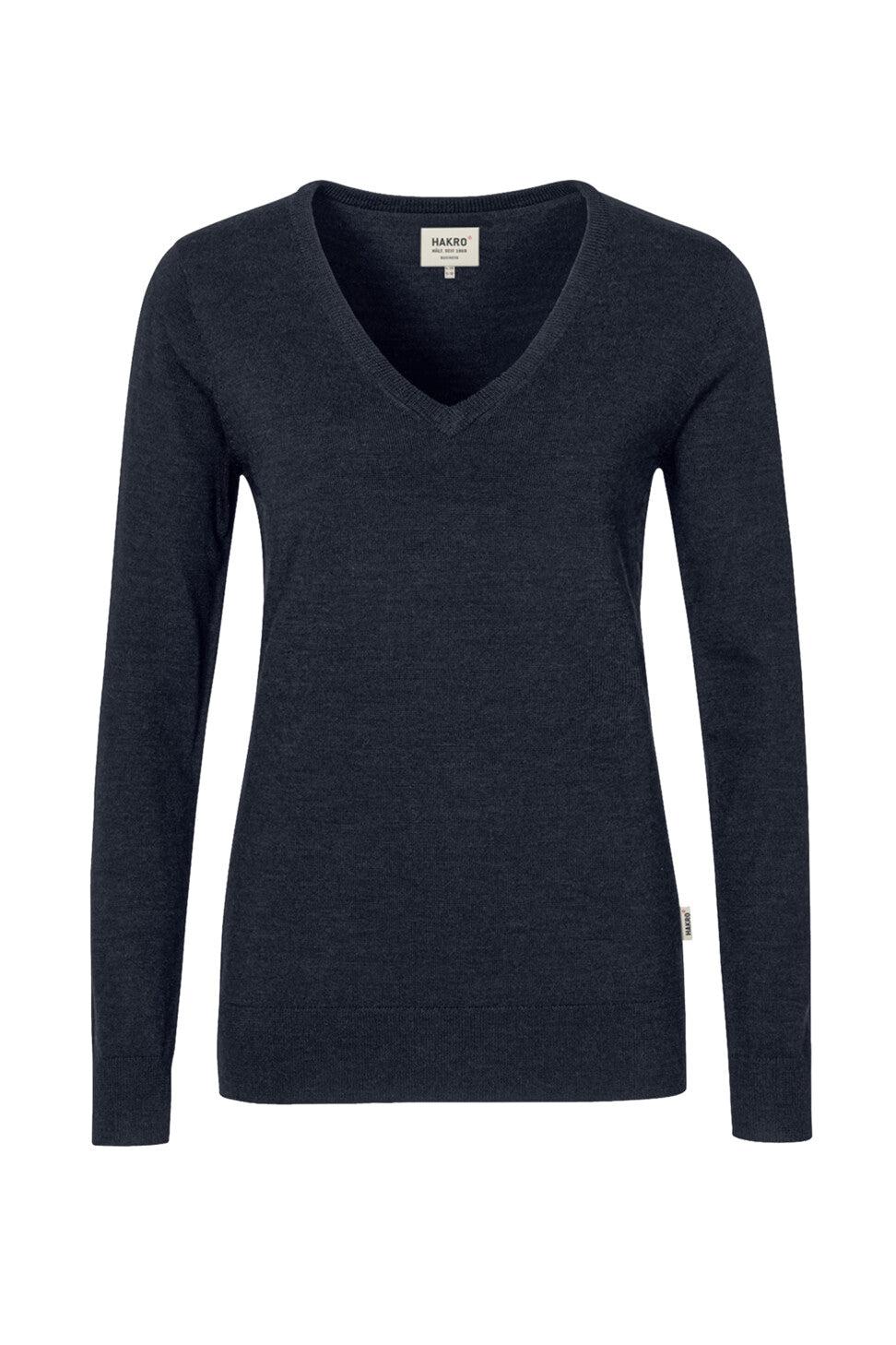 HAKRO PULL COL V FEMME LAINE MÉRINOS (N0.134)