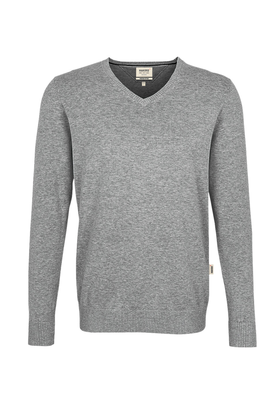HAKRO PULL COL EN V COTON PREMIUM (NO.143)