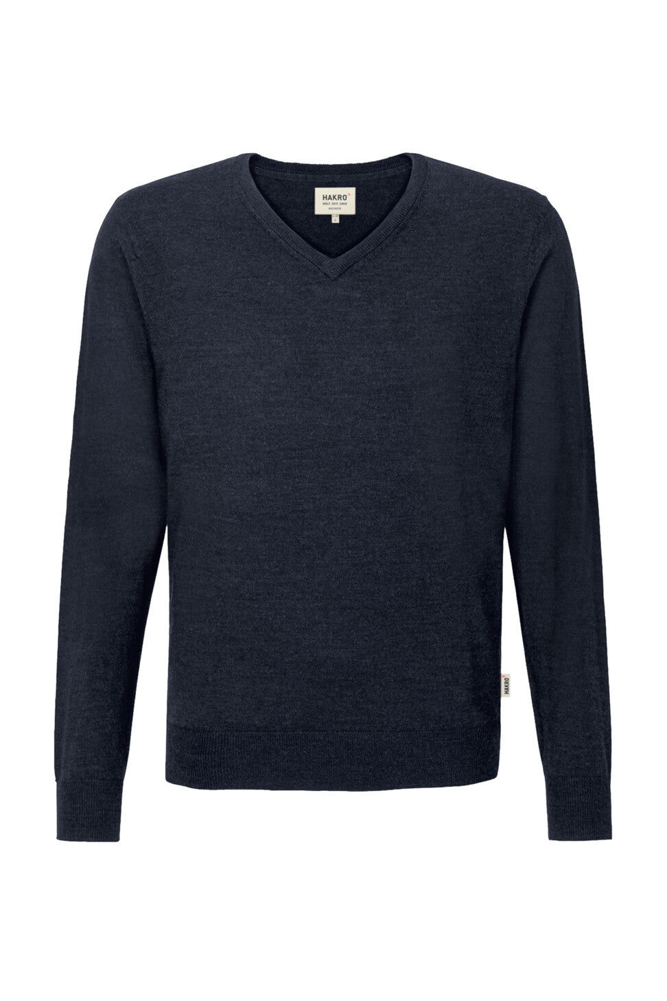 HAKRO MEN'S V-NECK PULLOVER MERINO WOOL (NO.144)