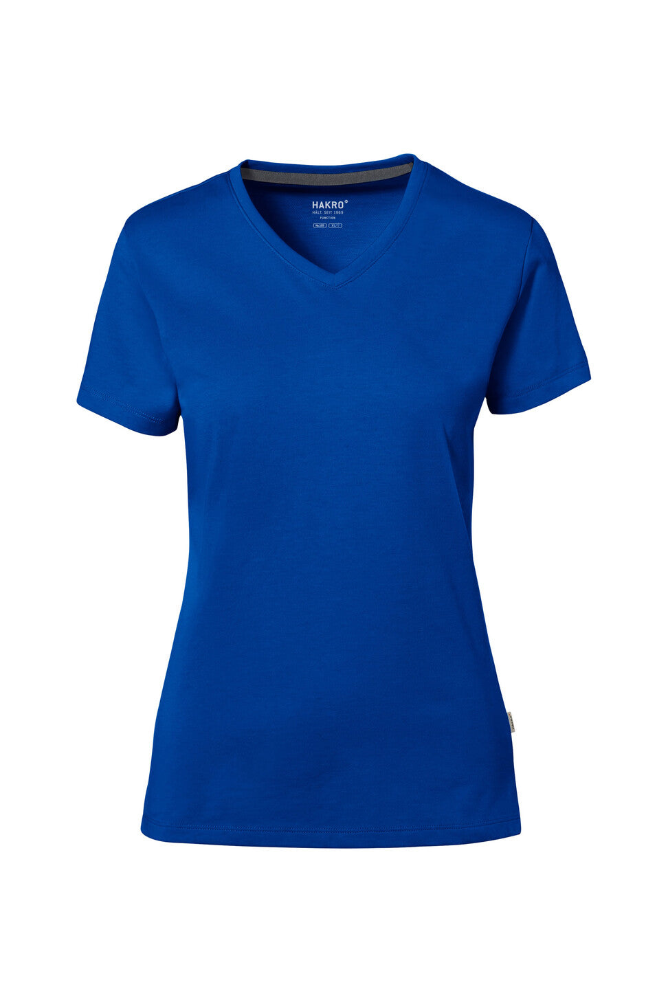 HAKRO COTTON TEC® LADIES V-NECK SHIRT (NO.169)