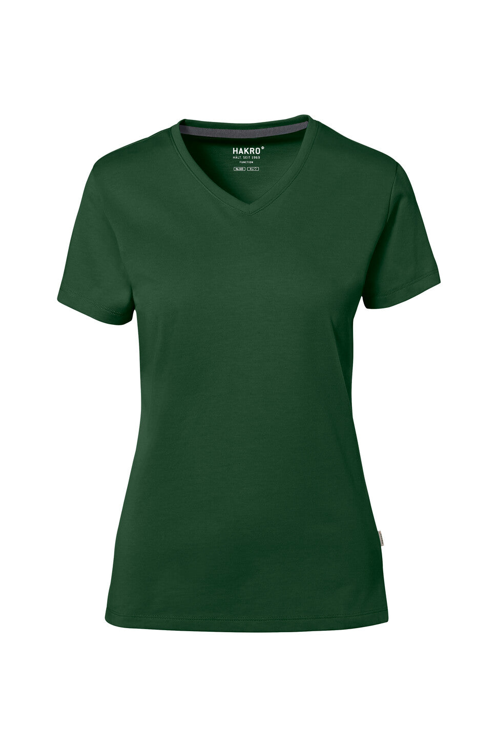 HAKRO COTTON TEC® LADIES V-NECK SHIRT (NO.169)