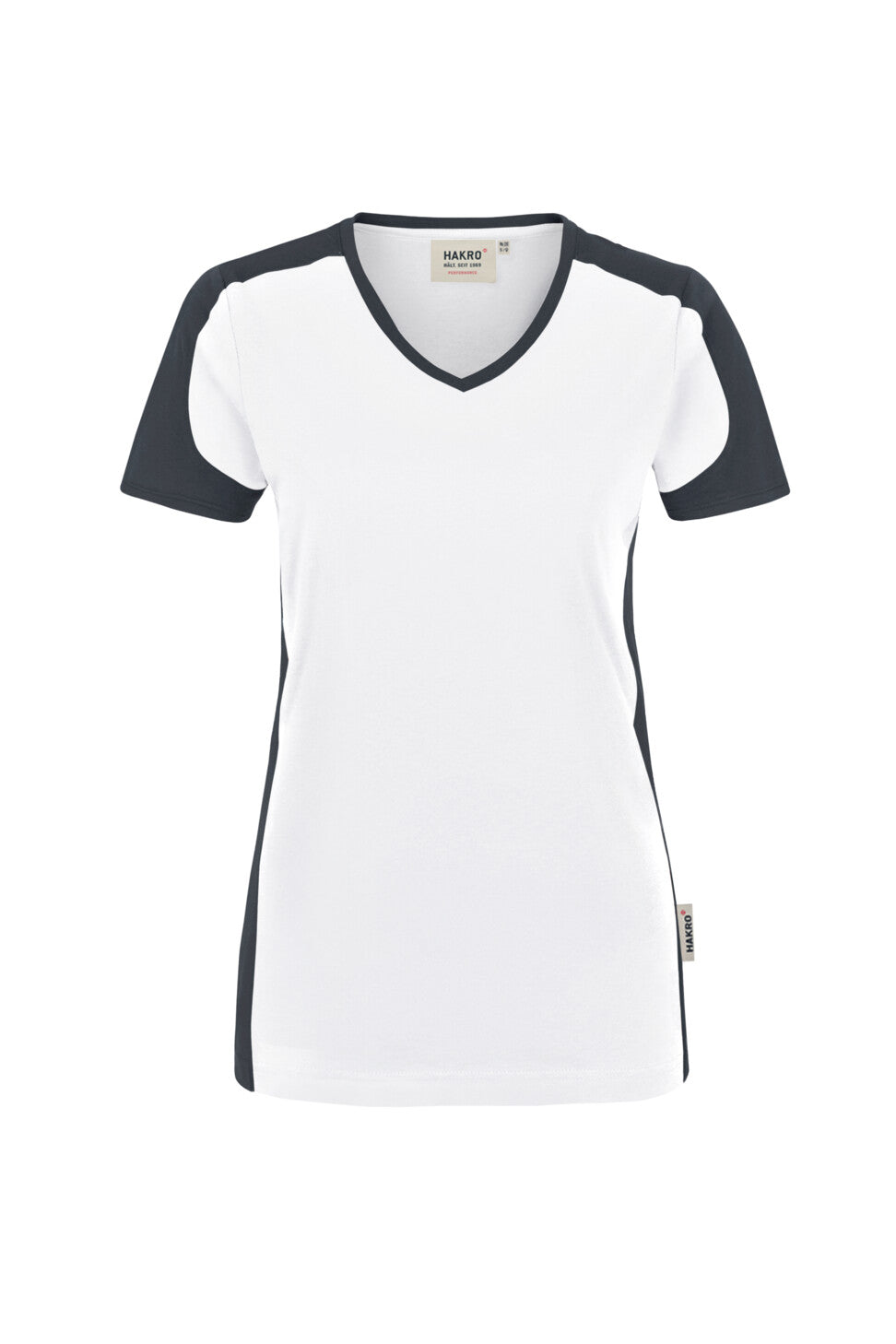 HAKRO CHEMISE FEMME COL EN V CONTRASTE MIKRLINAR® (NO.190)