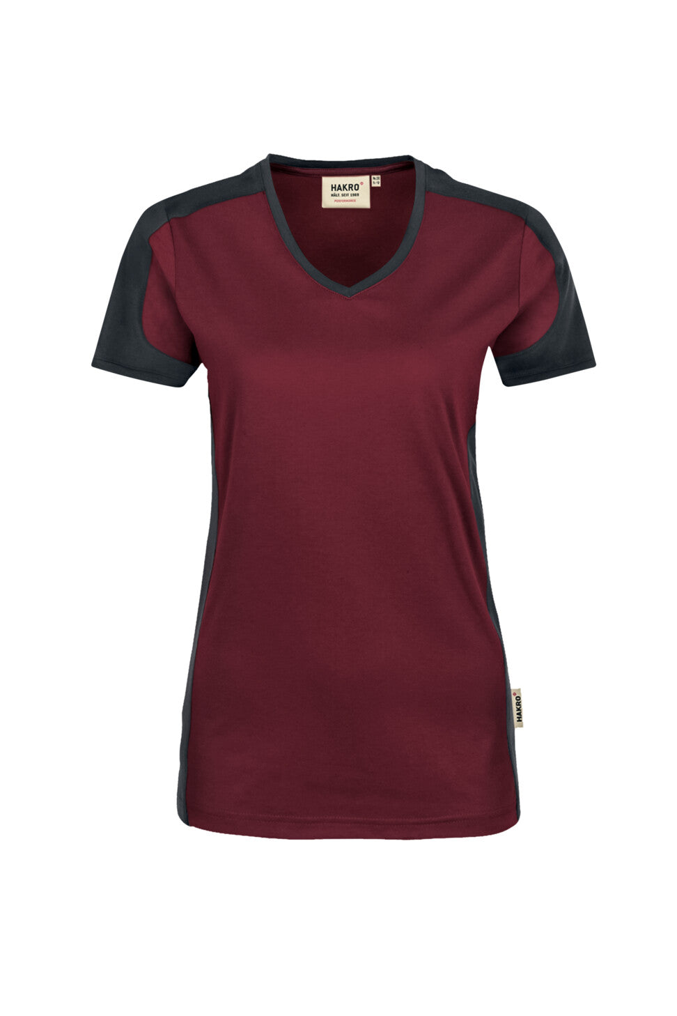 HAKRO CHEMISE FEMME COL EN V CONTRASTE MIKRLINAR® (NO.190)