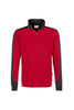 HAKRO SWEAT-SHIRT ZIP HOMME CONTRASTE MIKRALINAR® (NO.476)