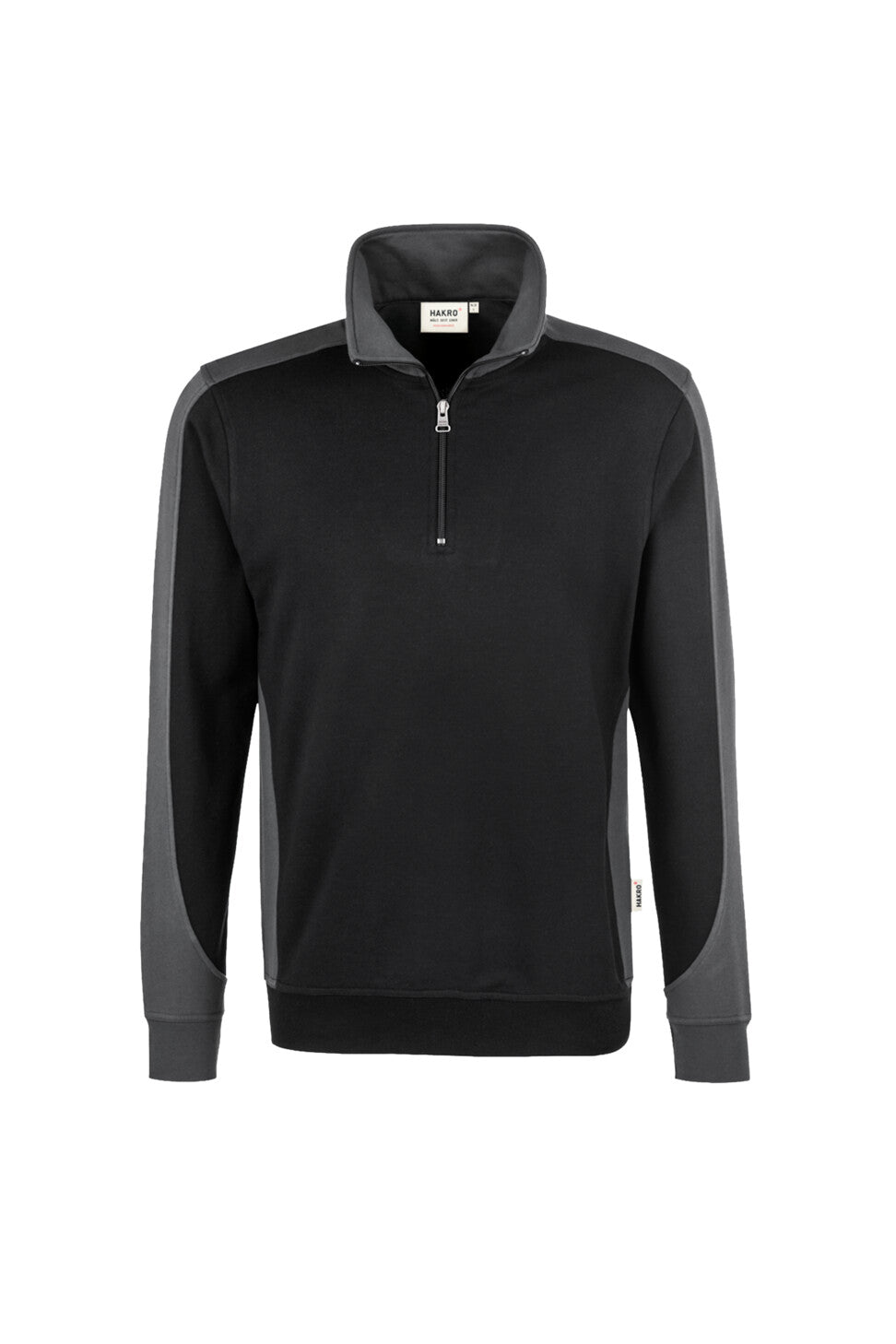 HAKRO SWEAT-SHIRT ZIP HOMME CONTRASTE MIKRALINAR® (NO.476)