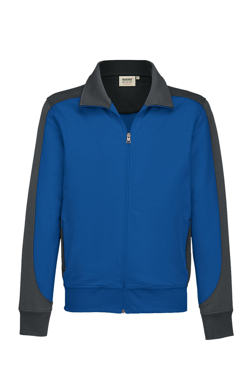 HAKRO VESTE SWEAT HOMME CONTRASTE MIKRALINAR® (NO.477)