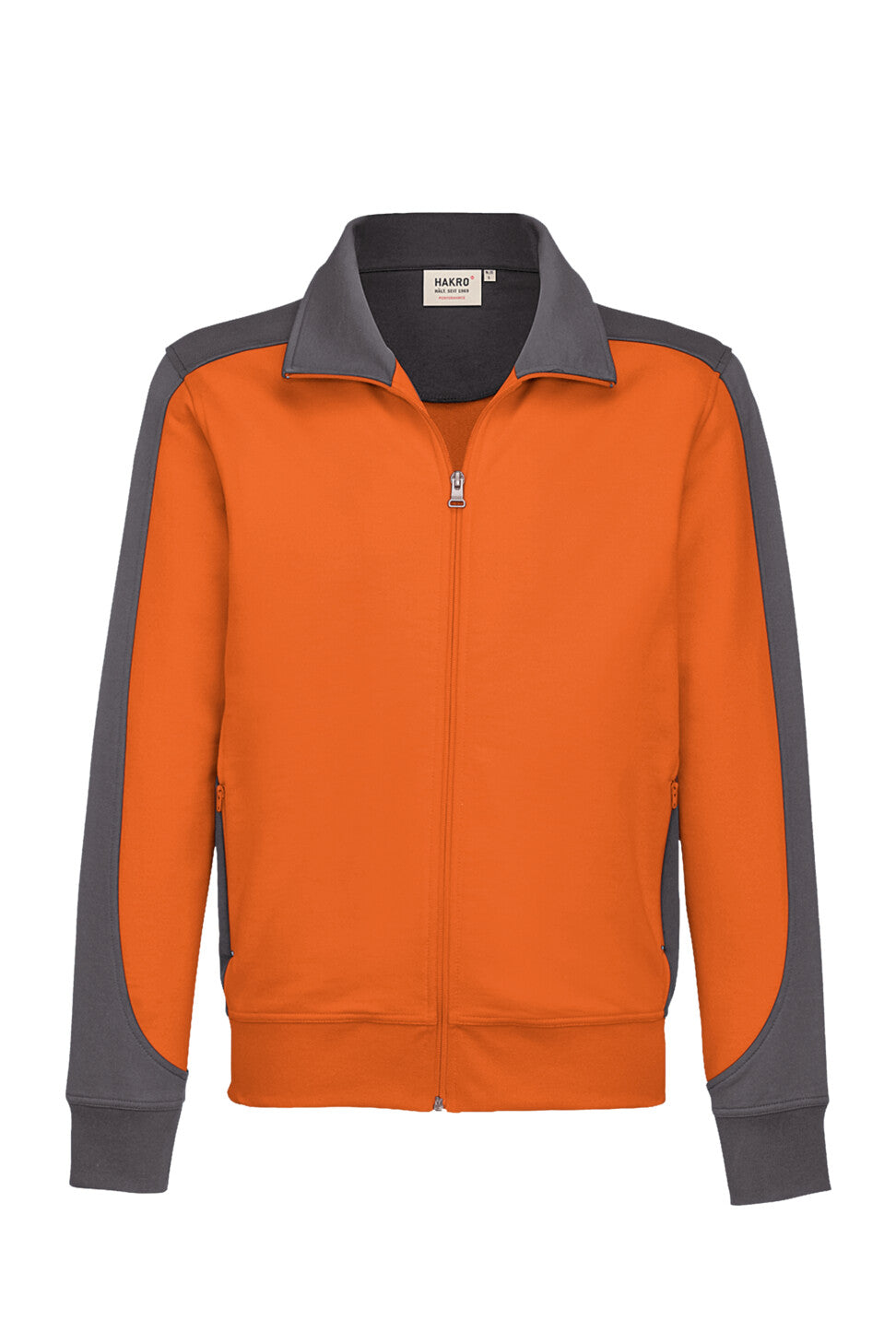 HAKRO VESTE SWEAT HOMME CONTRASTE MIKRALINAR® (NO.477)