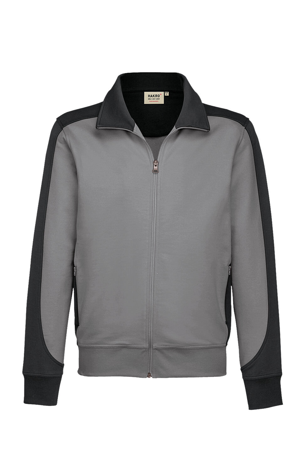 HAKRO VESTE SWEAT HOMME CONTRASTE MIKRALINAR® (NO.477)