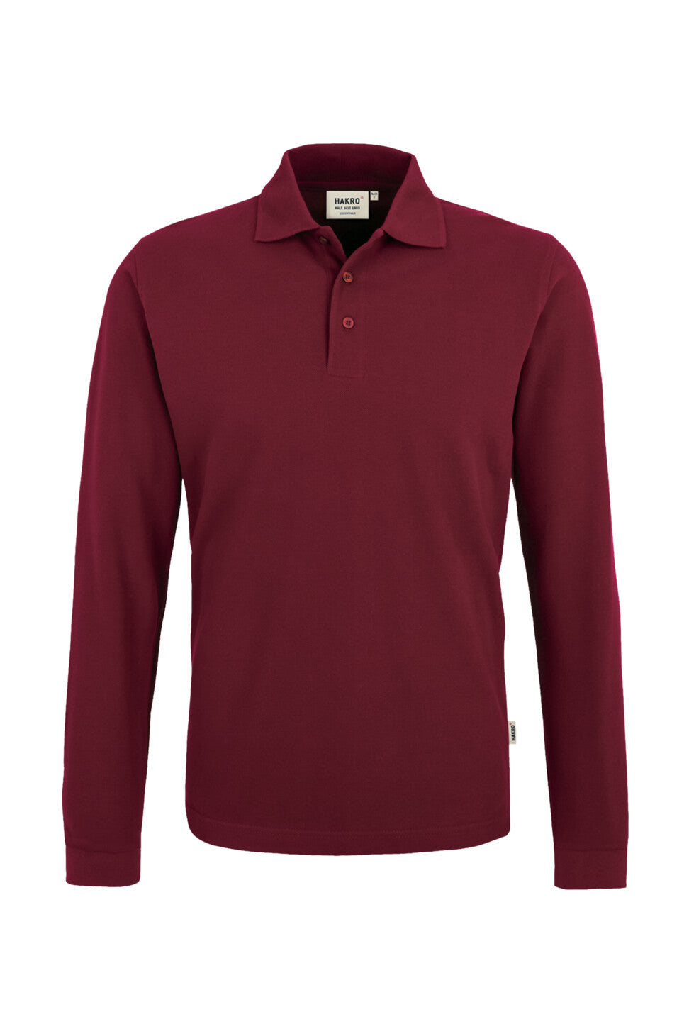 HAKRO HOMME À MANCHES LONGUES POLO CLASSIQUE (NO.820)