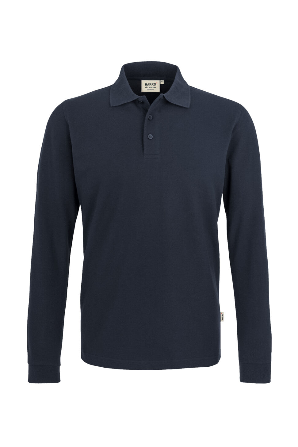 HAKRO HOMME À MANCHES LONGUES POLO CLASSIQUE (NO.820)