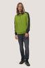 HAKRO SWEAT-SHIRT ZIP HOMME CONTRASTE MIKRALINAR® (NO.476)