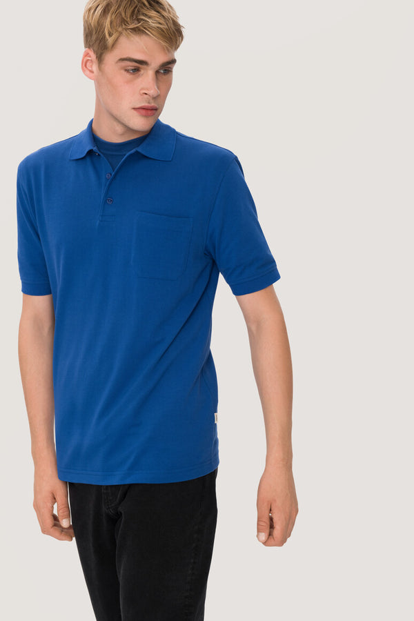 HAKRO MEN'S POCKET POLO SHIRT TOP (NO.802)