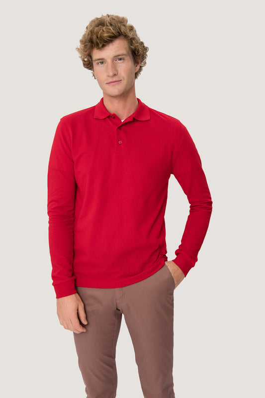 HAKRO POLO À MANCHES LONGUES POUR HOMME MIKRALINAR® (NO.815) (PARTIE 1)