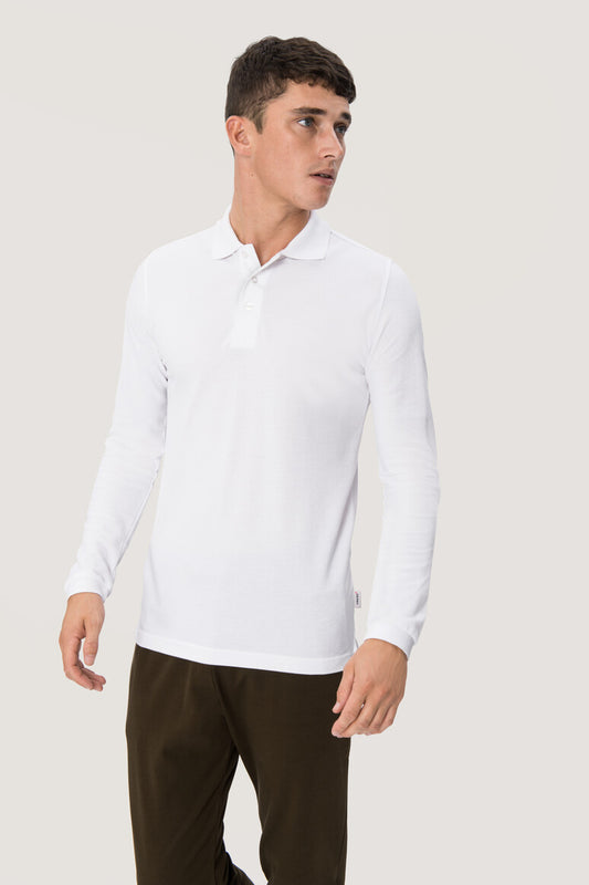 HAKRO HOMME À MANCHES LONGUES POLO CLASSIQUE (NO.820)