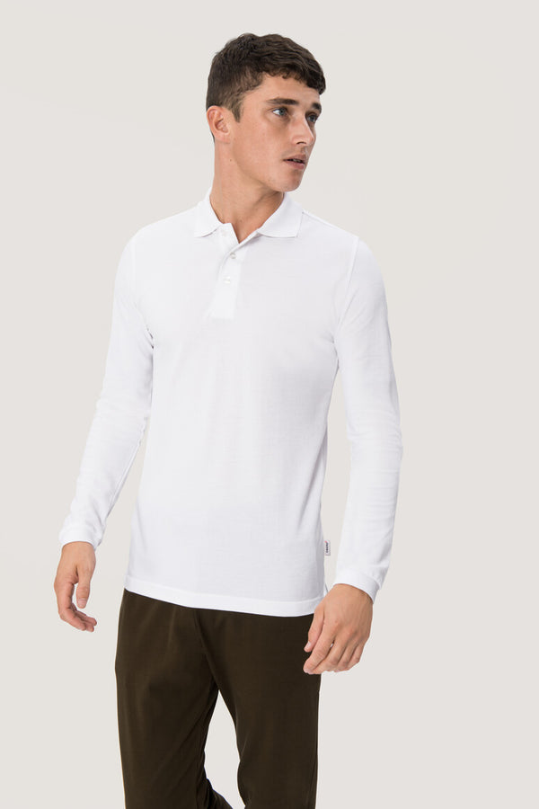 HAKRO MEN'S LONG-SLEEVED POLO SHIRT CLASSIC(NO.820)