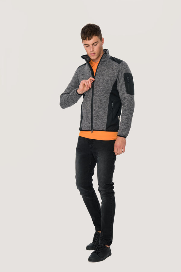 HAKRO MEN'S STRICKFLEECEJACKE DAWSON (NO.836)
