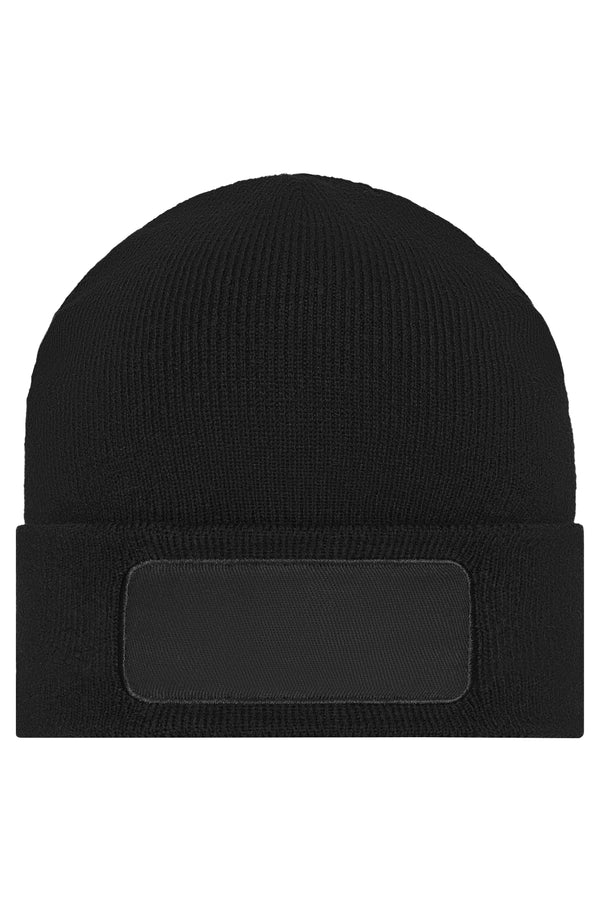 Myrtle Beach | MB 7403 Knitted Beanie with Patch